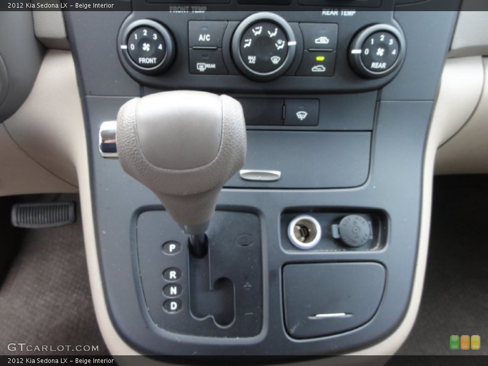 Beige Interior Transmission for the 2012 Kia Sedona LX #72217949