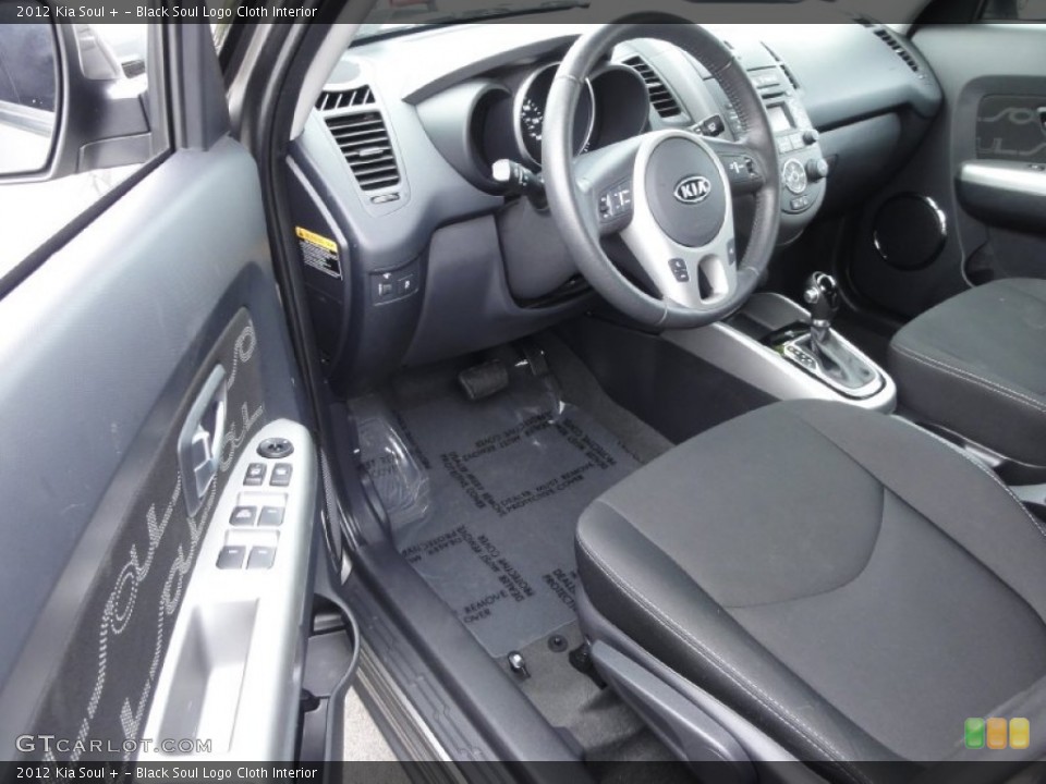 Black Soul Logo Cloth Interior Prime Interior for the 2012 Kia Soul + #72218242