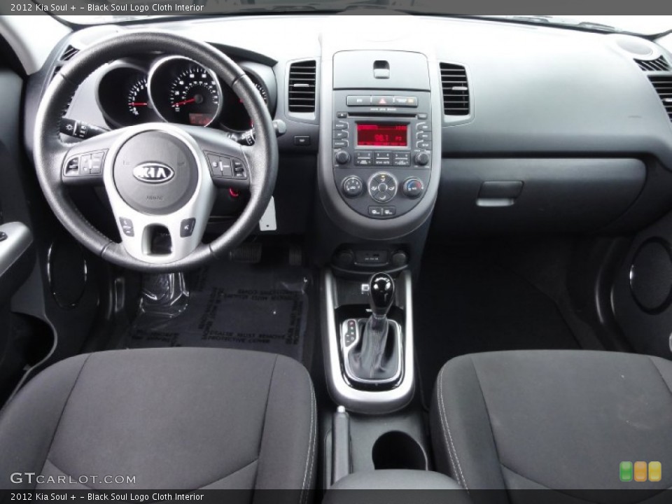 Black Soul Logo Cloth Interior Dashboard for the 2012 Kia Soul + #72218426