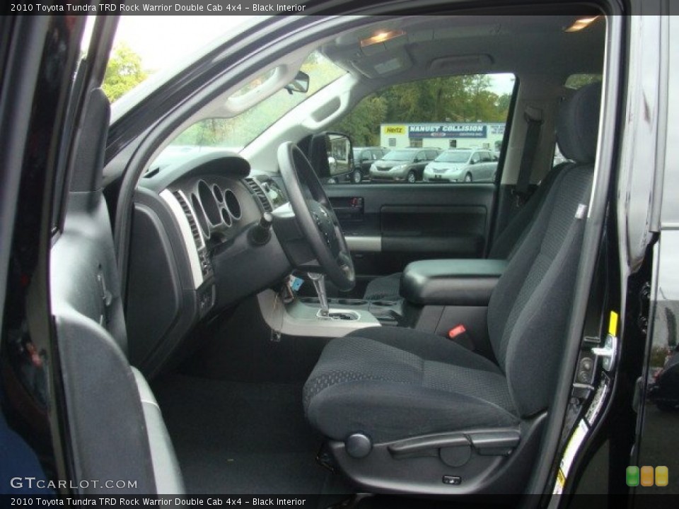 Black Interior Photo for the 2010 Toyota Tundra TRD Rock Warrior Double Cab 4x4 #72218505