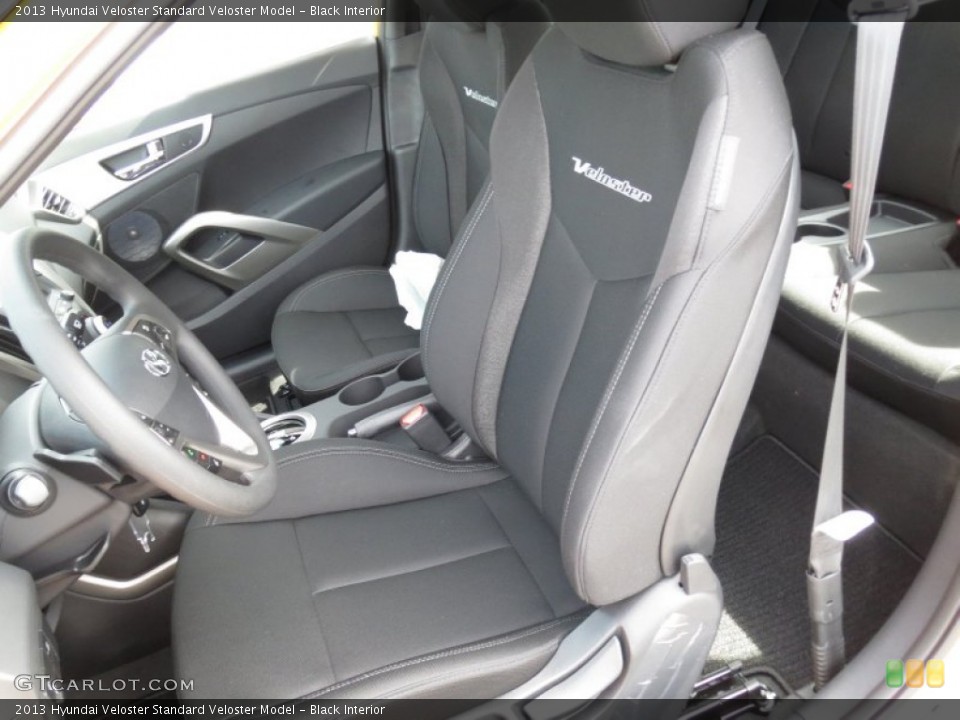 Black Interior Front Seat for the 2013 Hyundai Veloster  #72219077