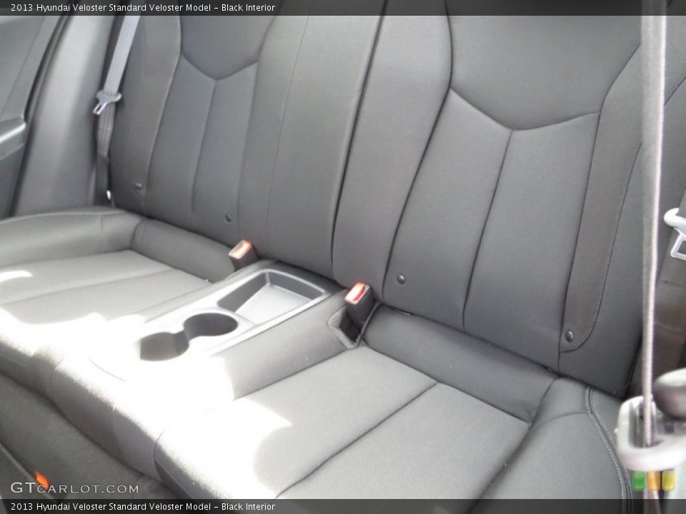 Black Interior Rear Seat for the 2013 Hyundai Veloster  #72219122