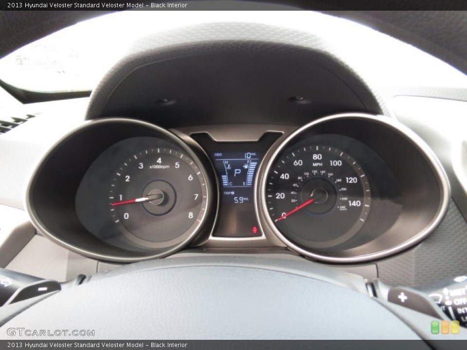 Black Interior Gauges for the 2013 Hyundai Veloster  #72219272