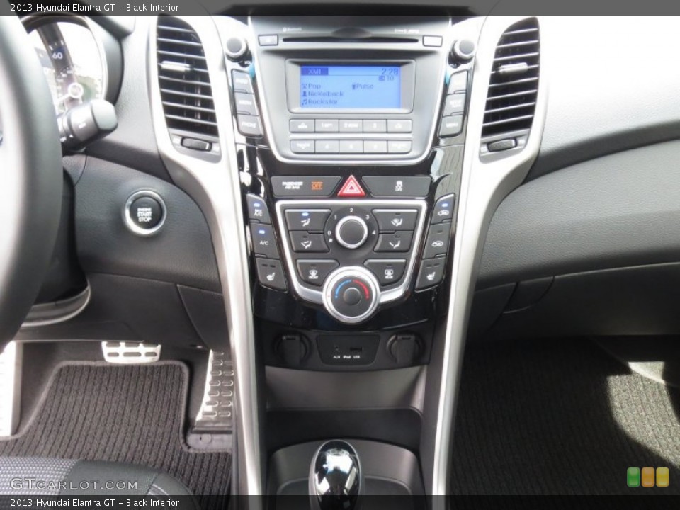 Black Interior Controls for the 2013 Hyundai Elantra GT #72219923