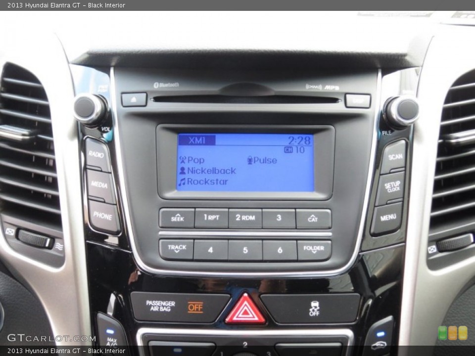 Black Interior Controls for the 2013 Hyundai Elantra GT #72219947