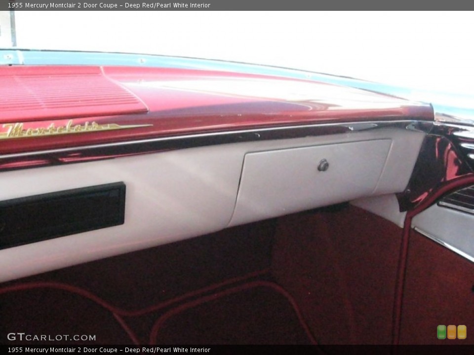 Deep Red/Pearl White 1955 Mercury Montclair Interiors