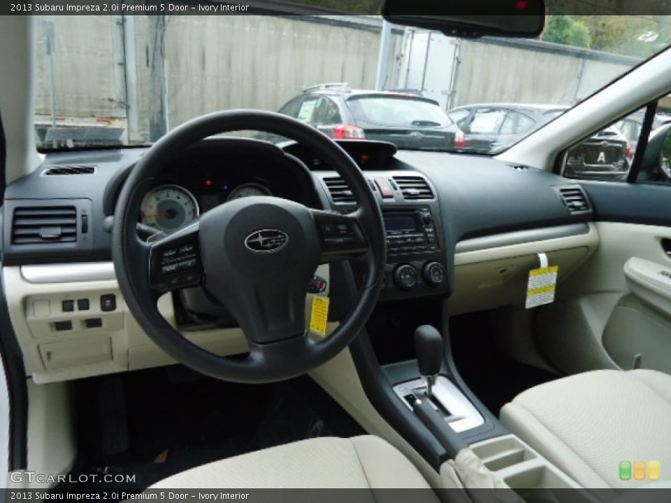 Ivory Interior Prime Interior for the 2013 Subaru Impreza 2.0i Premium 5 Door #72221636