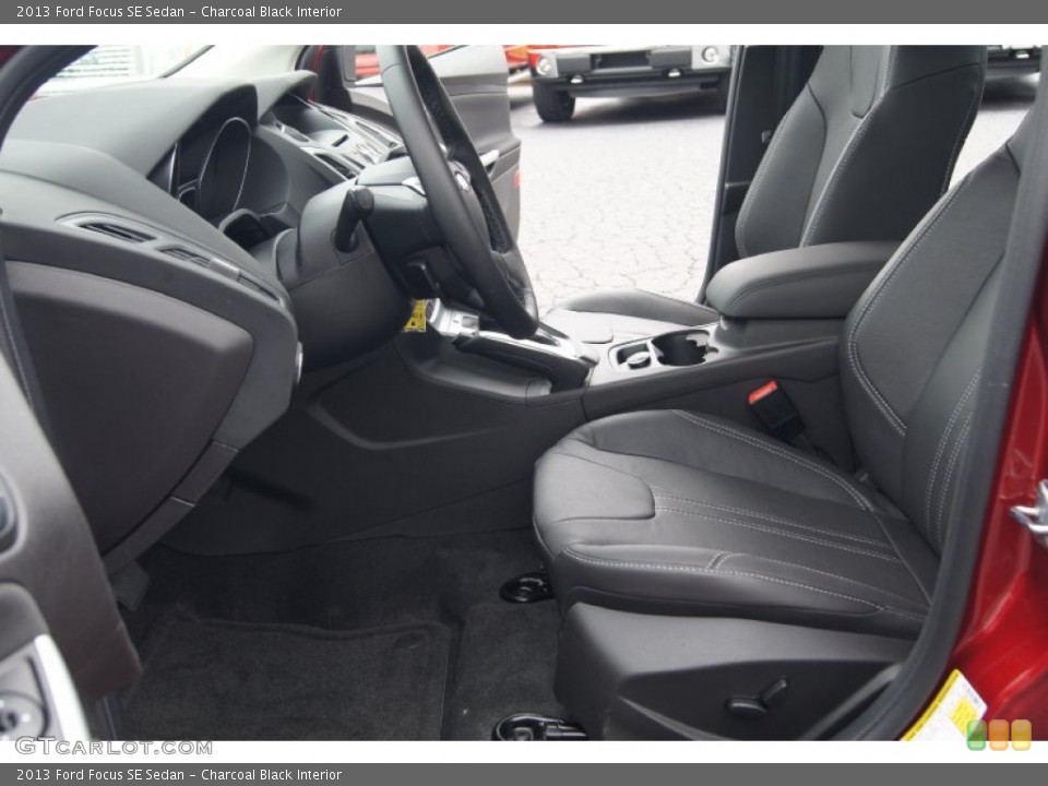 Charcoal Black Interior Front Seat for the 2013 Ford Focus SE Sedan #72222304