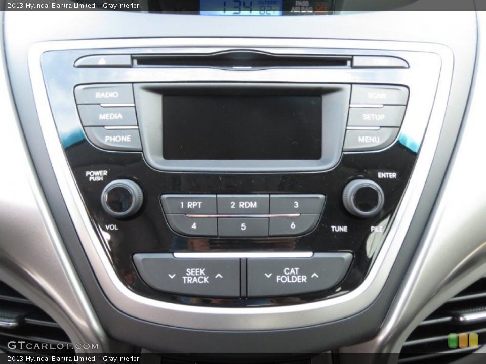 Gray Interior Controls for the 2013 Hyundai Elantra Limited #72222308