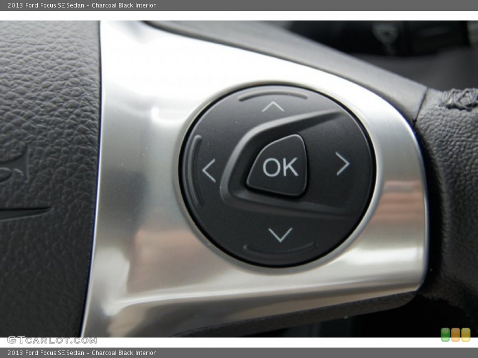 Charcoal Black Interior Controls for the 2013 Ford Focus SE Sedan #72222620