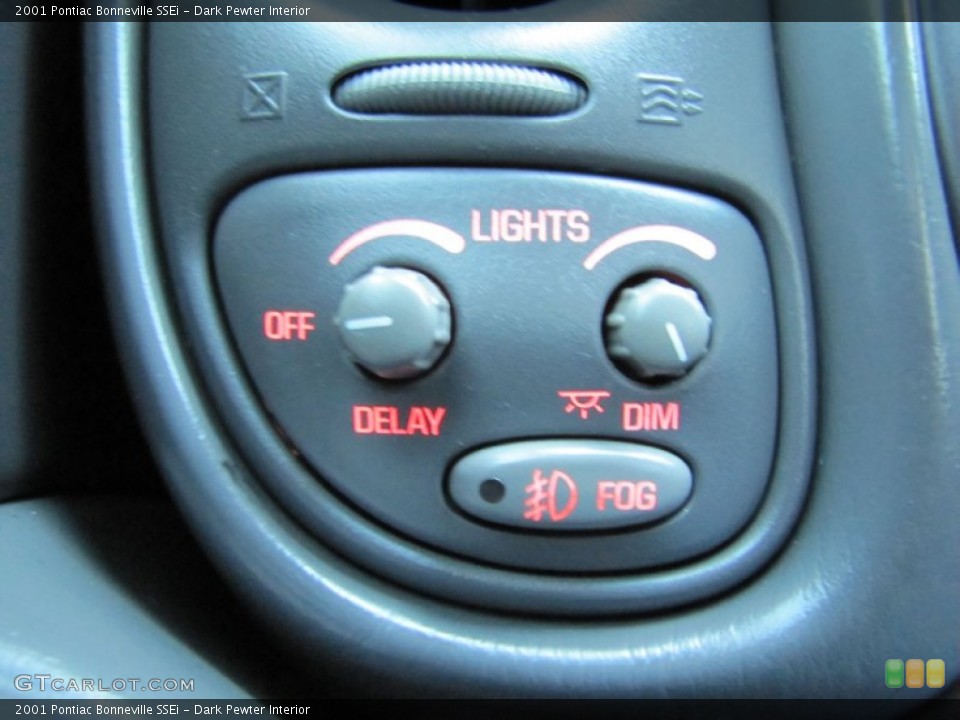 Dark Pewter Interior Controls for the 2001 Pontiac Bonneville SSEi #72222836