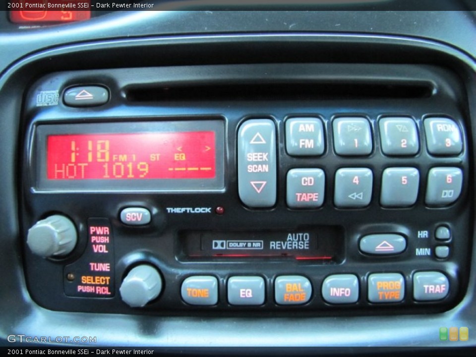 Dark Pewter Interior Audio System for the 2001 Pontiac Bonneville SSEi #72222967