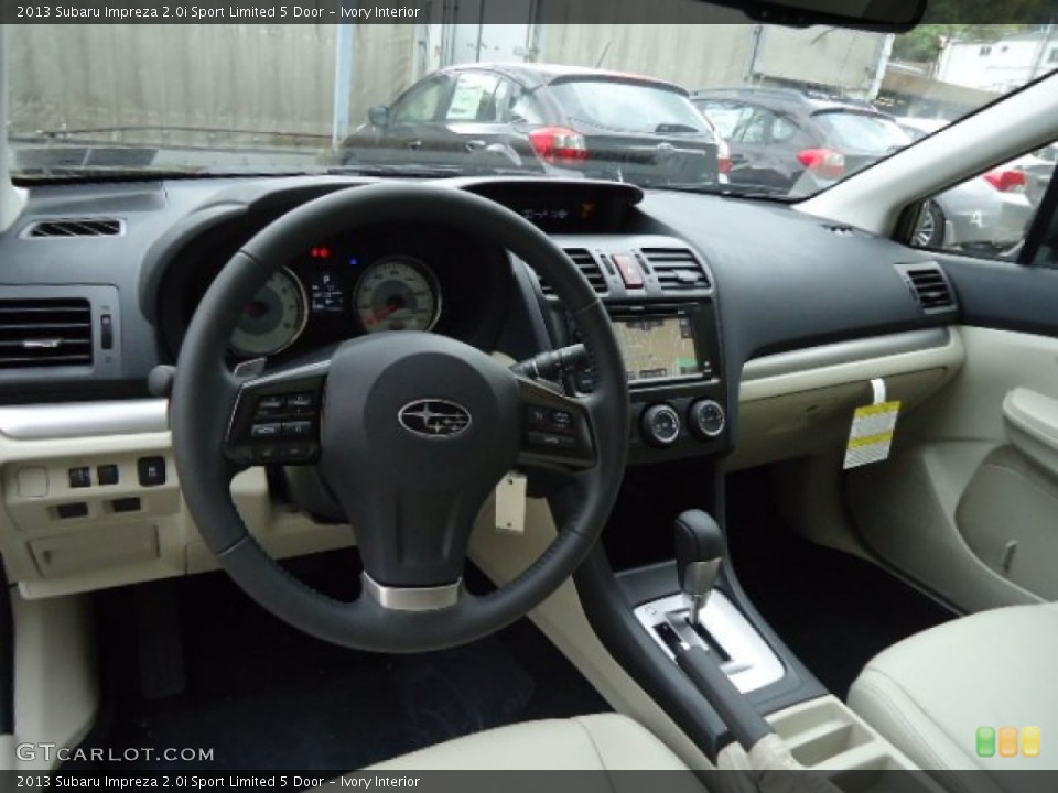 Ivory Interior Photo for the 2013 Subaru Impreza 2.0i Sport Limited 5 Door #72222983