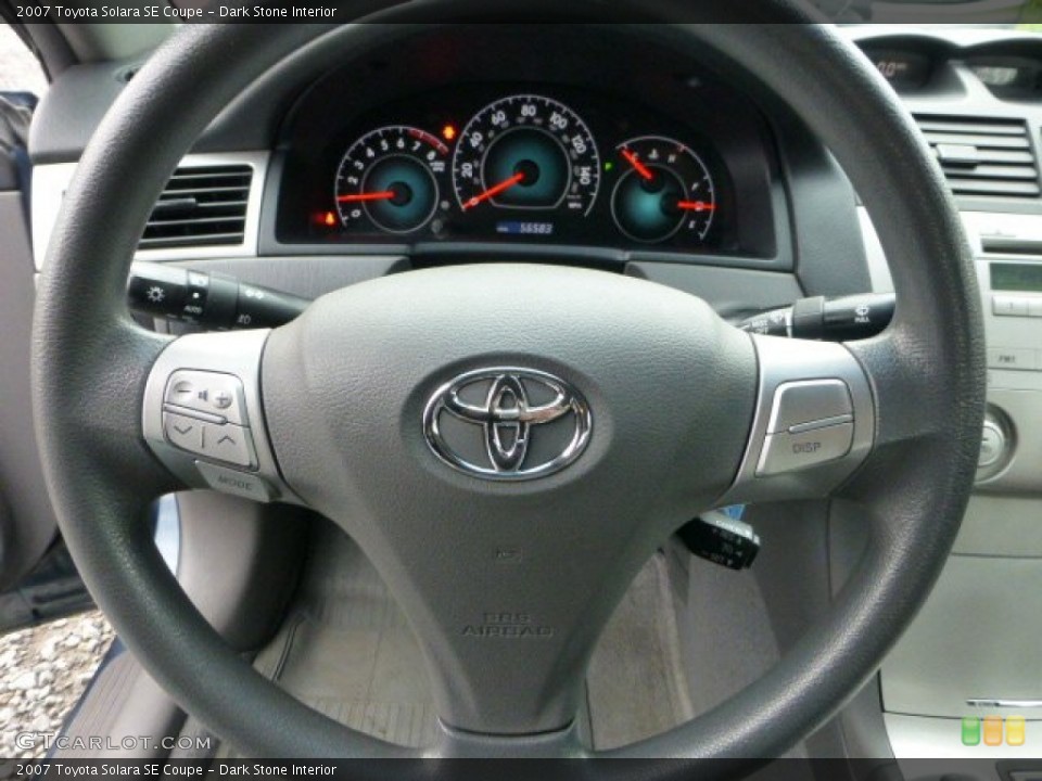 Dark Stone Interior Steering Wheel for the 2007 Toyota Solara SE Coupe #72223058