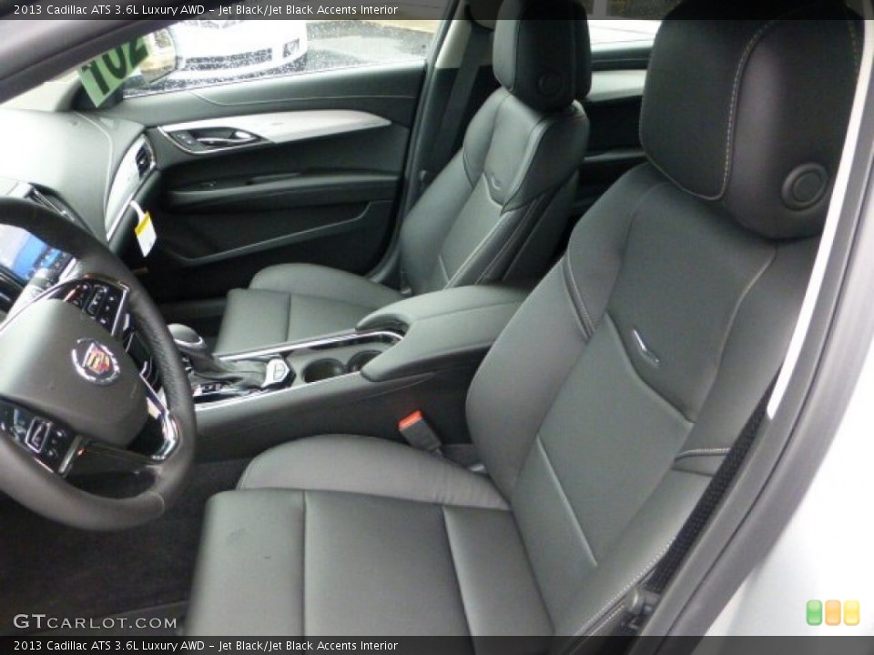 Jet Black/Jet Black Accents Interior Front Seat for the 2013 Cadillac ATS 3.6L Luxury AWD #72223413