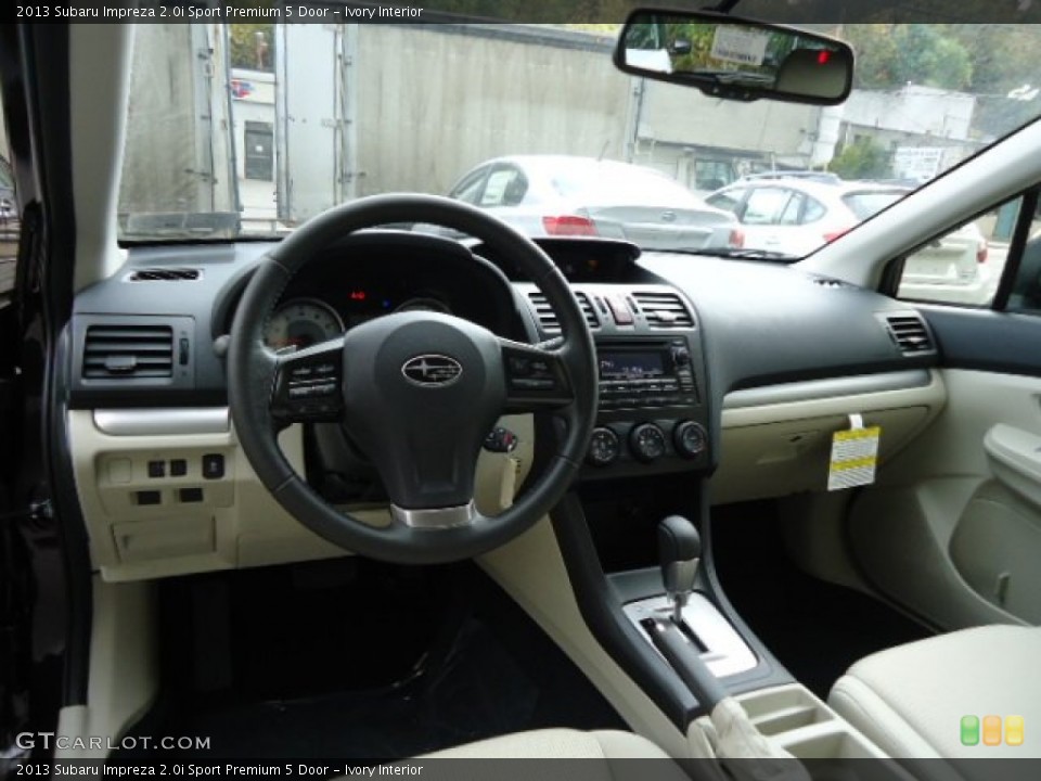Ivory Interior Prime Interior for the 2013 Subaru Impreza 2.0i Sport Premium 5 Door #72223939