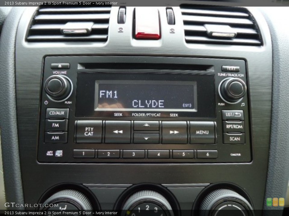 Ivory Interior Audio System for the 2013 Subaru Impreza 2.0i Sport Premium 5 Door #72224072