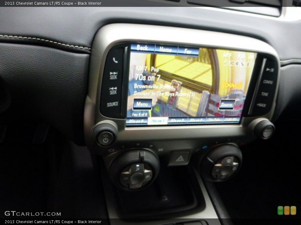 Black Interior Controls for the 2013 Chevrolet Camaro LT/RS Coupe #72224084