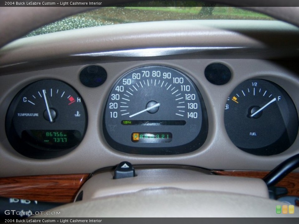 Light Cashmere Interior Gauges for the 2004 Buick LeSabre Custom #72224198