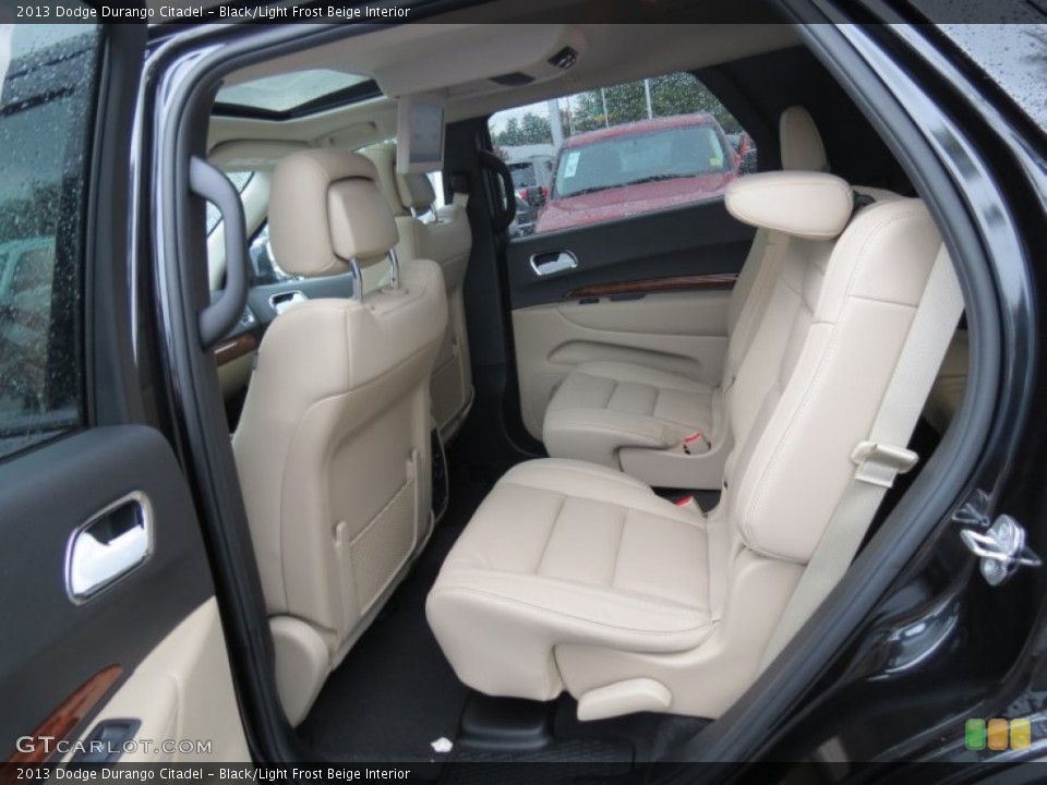 Black/Light Frost Beige Interior Rear Seat for the 2013 Dodge Durango Citadel #72224805