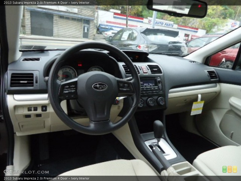 Ivory Interior Photo for the 2013 Subaru Impreza 2.0i Premium 4 Door #72225769