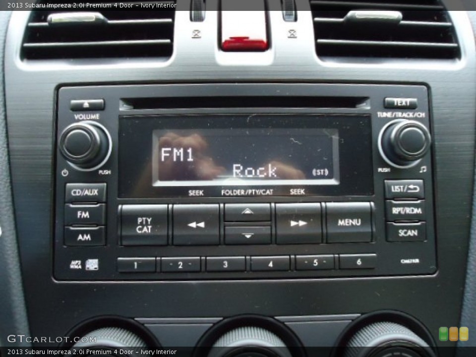 Ivory Interior Audio System for the 2013 Subaru Impreza 2.0i Premium 4 Door #72225912