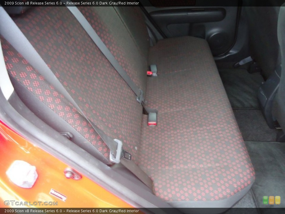Release Series 6.0 Dark Gray/Red Interior Rear Seat for the 2009 Scion xB Release Series 6.0 #72226262