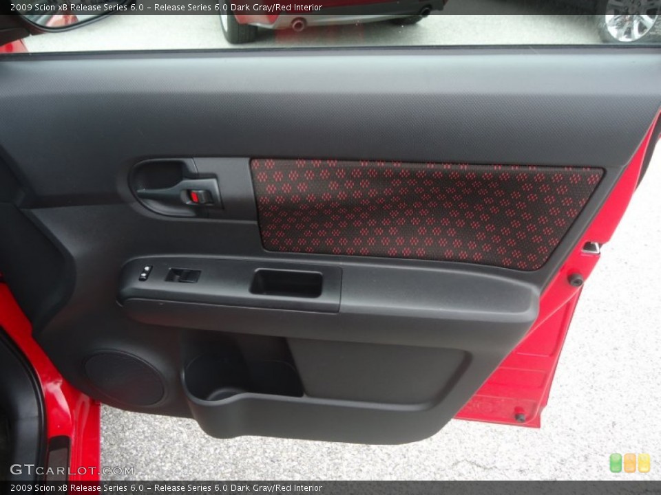 Release Series 6.0 Dark Gray/Red Interior Door Panel for the 2009 Scion xB Release Series 6.0 #72227204