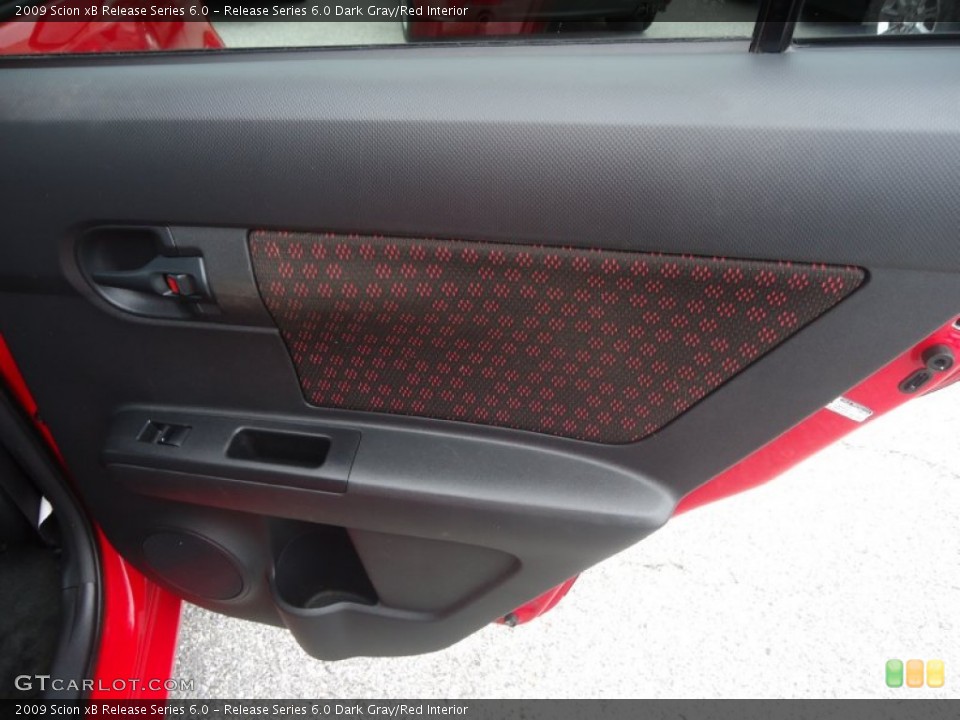 Release Series 6.0 Dark Gray/Red Interior Door Panel for the 2009 Scion xB Release Series 6.0 #72227231