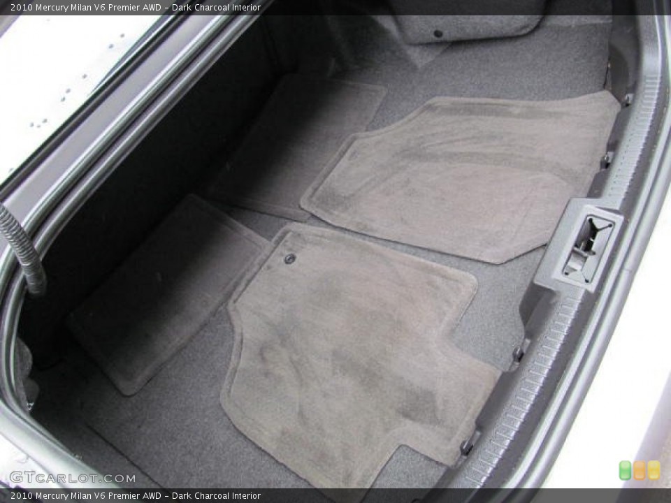 Dark Charcoal Interior Trunk for the 2010 Mercury Milan V6 Premier AWD #72228077