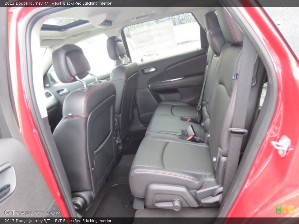 R/T Black/Red Stitching Interior Rear Seat for the 2013 Dodge Journey R/T #72228111