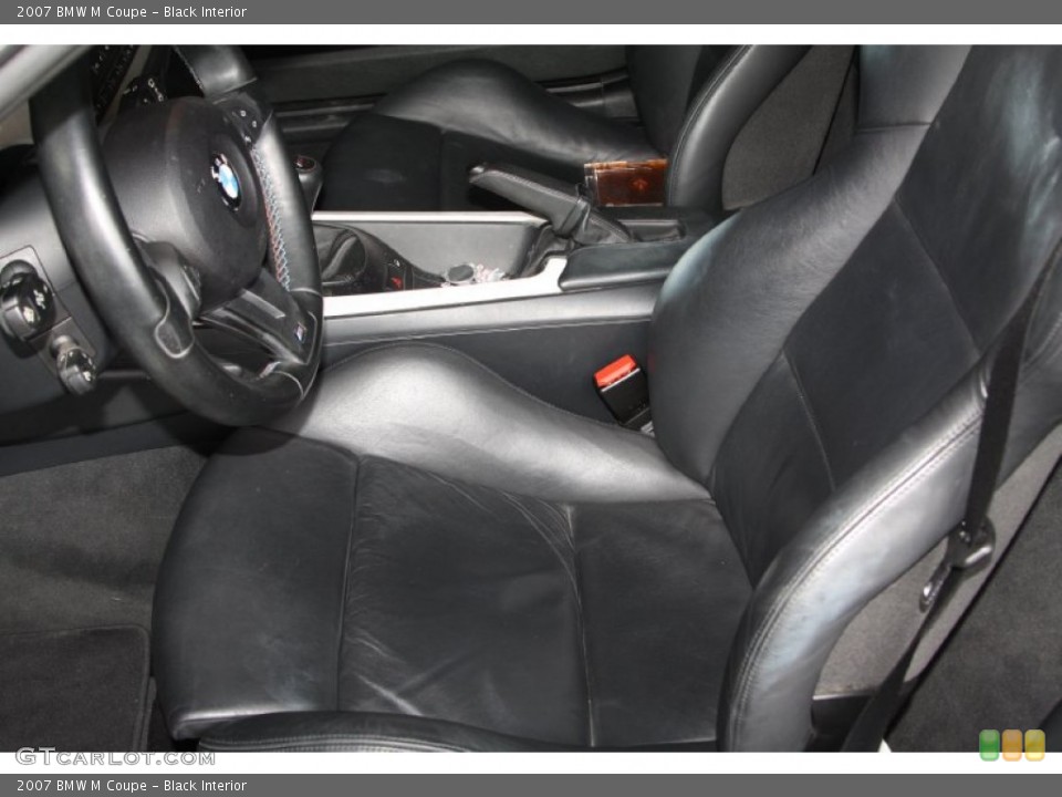 Black Interior Front Seat for the 2007 BMW M Coupe #72228587