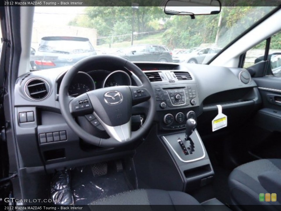 Black 2012 Mazda MAZDA5 Interiors
