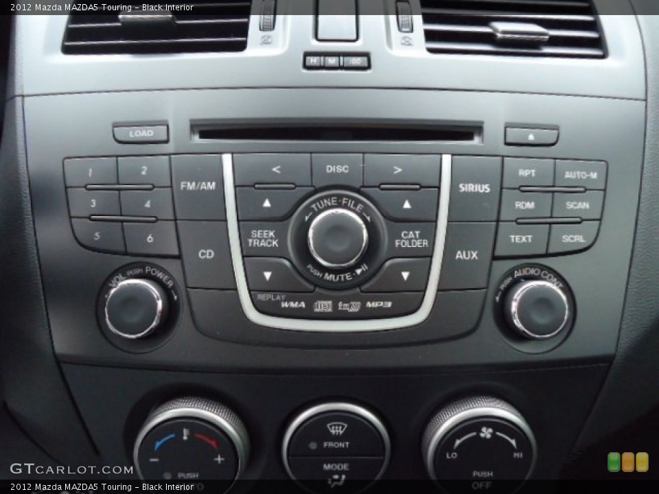Black Interior Audio System for the 2012 Mazda MAZDA5 Touring #72230177