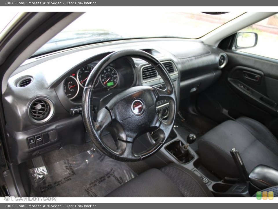 Dark Gray Interior Dashboard for the 2004 Subaru Impreza WRX Sedan #72233174