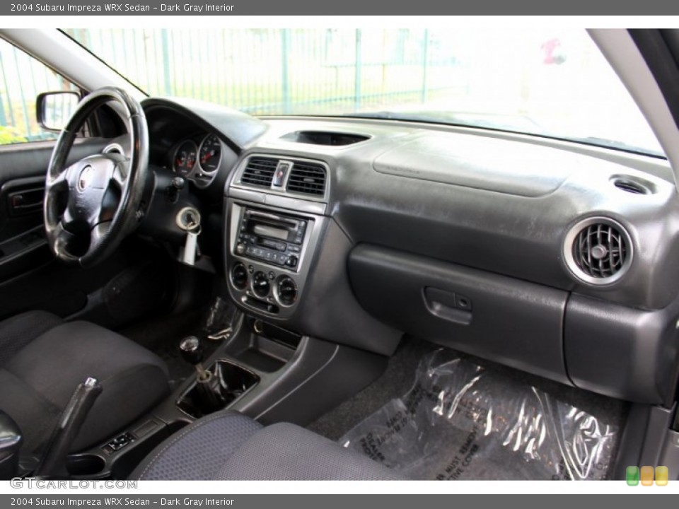 Dark Gray Interior Dashboard for the 2004 Subaru Impreza WRX Sedan #72233195