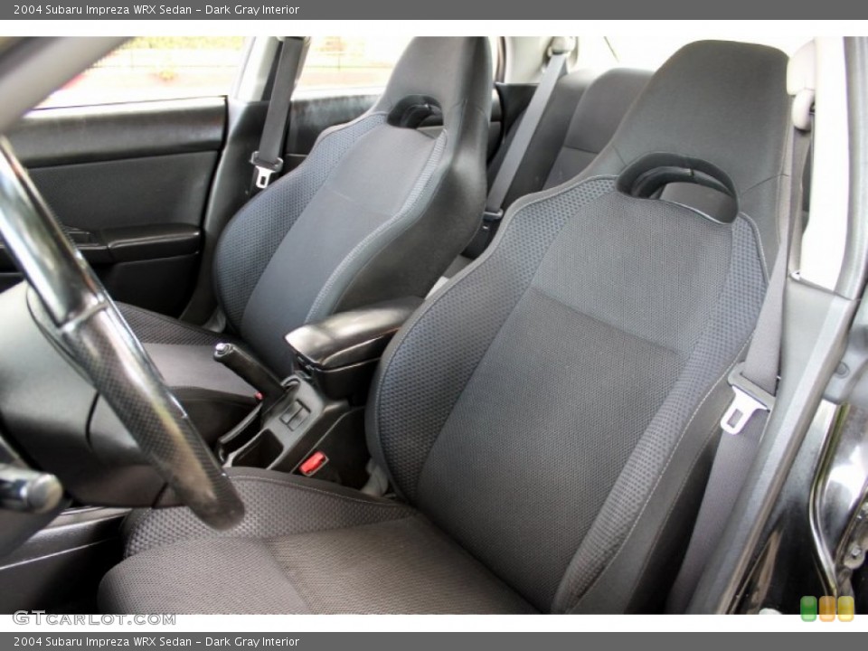 Dark Gray Interior Front Seat for the 2004 Subaru Impreza WRX Sedan #72233213