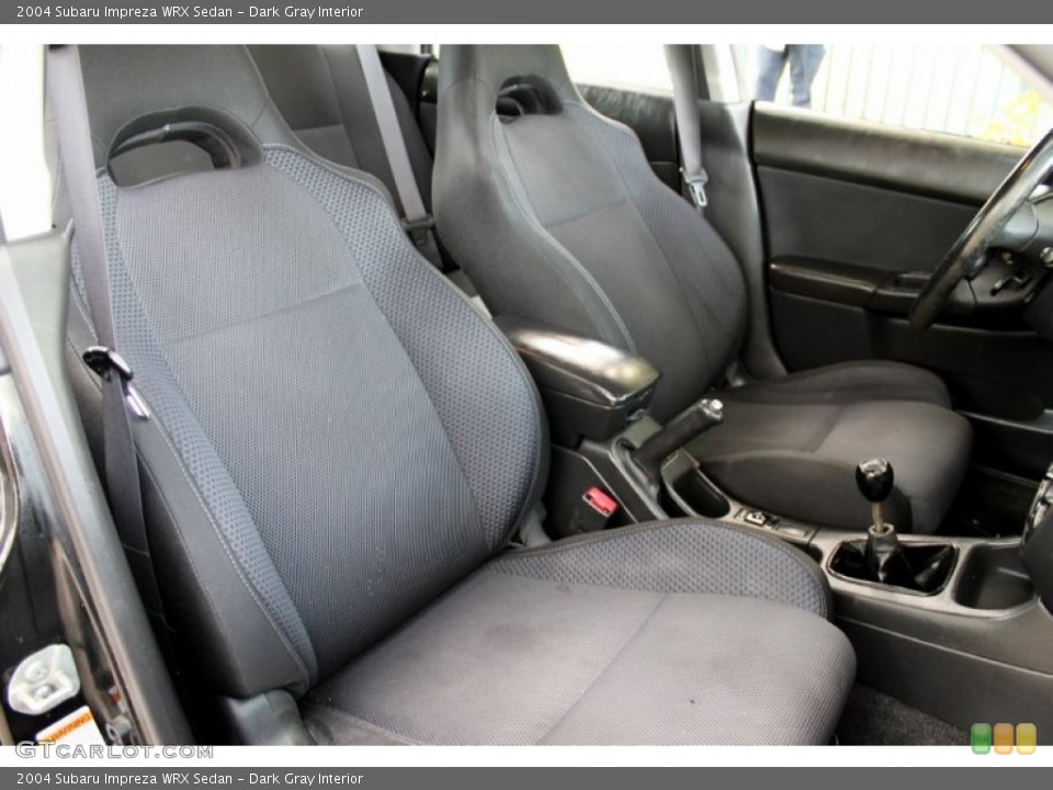 Dark Gray Interior Front Seat for the 2004 Subaru Impreza WRX Sedan #72233234