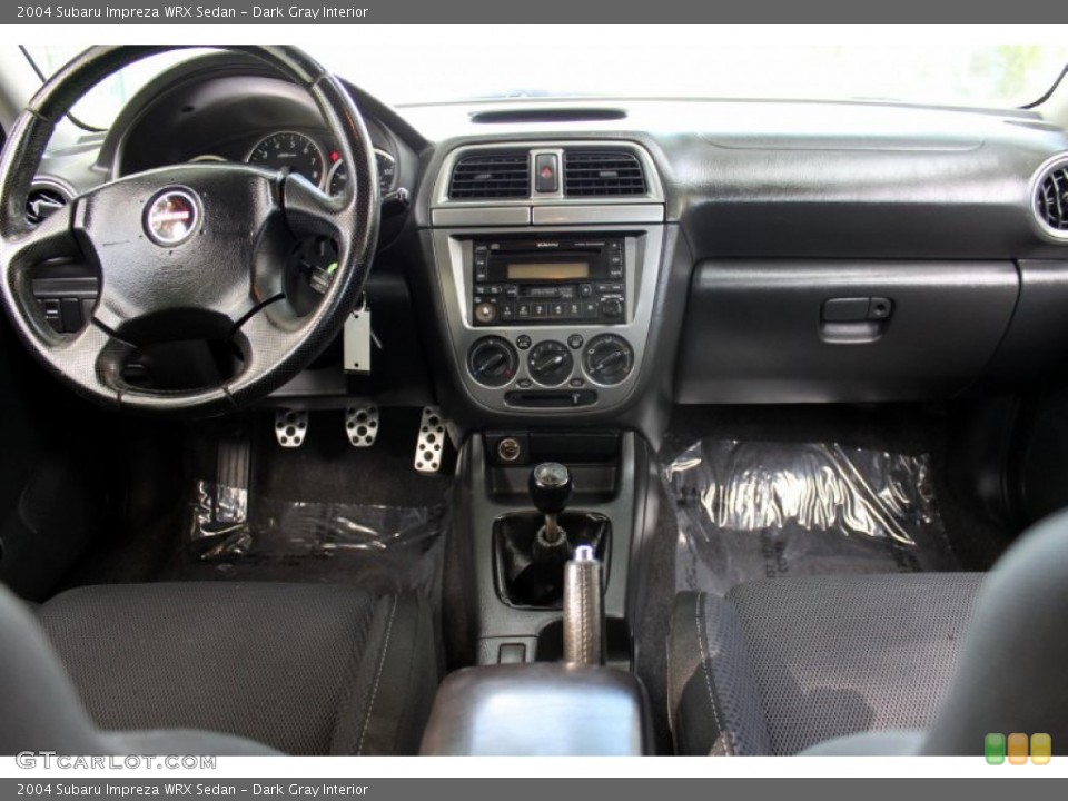 Dark Gray Interior Dashboard for the 2004 Subaru Impreza WRX Sedan #72233276