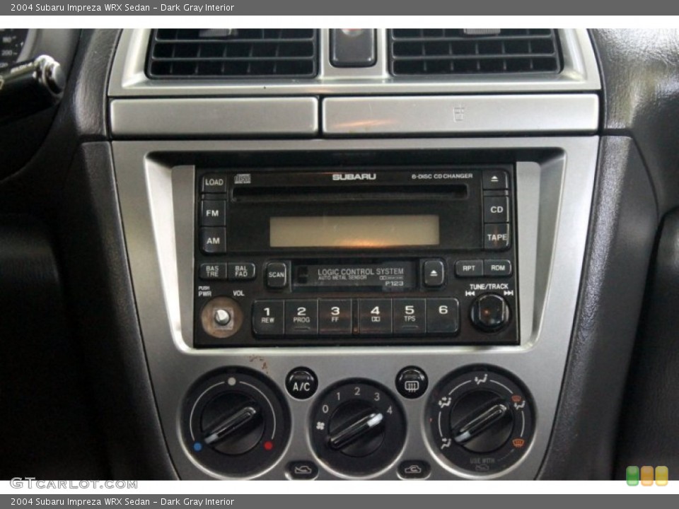 Dark Gray Interior Audio System for the 2004 Subaru Impreza WRX Sedan #72233321
