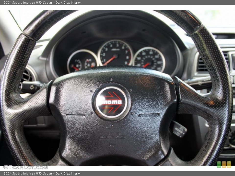 Dark Gray Interior Steering Wheel for the 2004 Subaru Impreza WRX Sedan #72233555