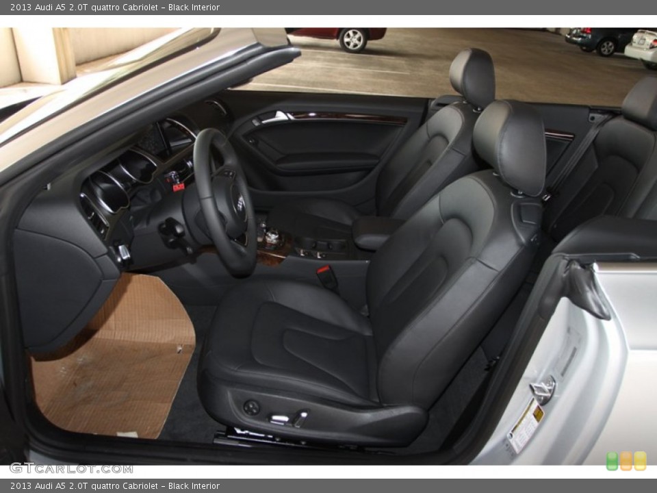 Black Interior Front Seat for the 2013 Audi A5 2.0T quattro Cabriolet #72234138