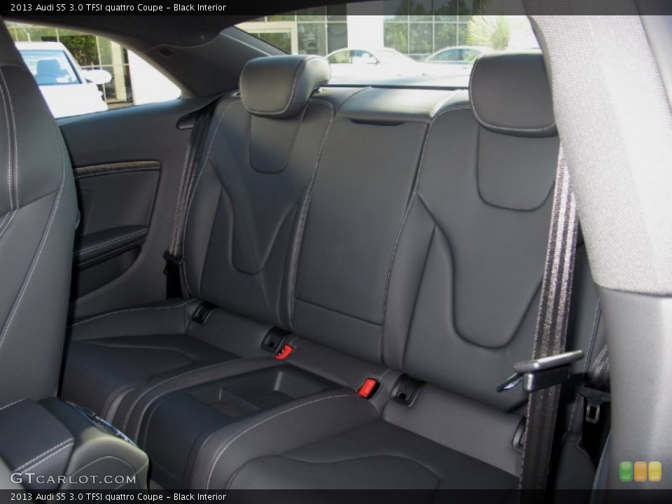 Black Interior Rear Seat for the 2013 Audi S5 3.0 TFSI quattro Coupe #72234395