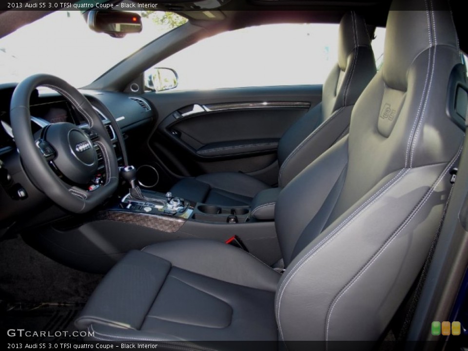 Black Interior Front Seat for the 2013 Audi S5 3.0 TFSI quattro Coupe #72234411