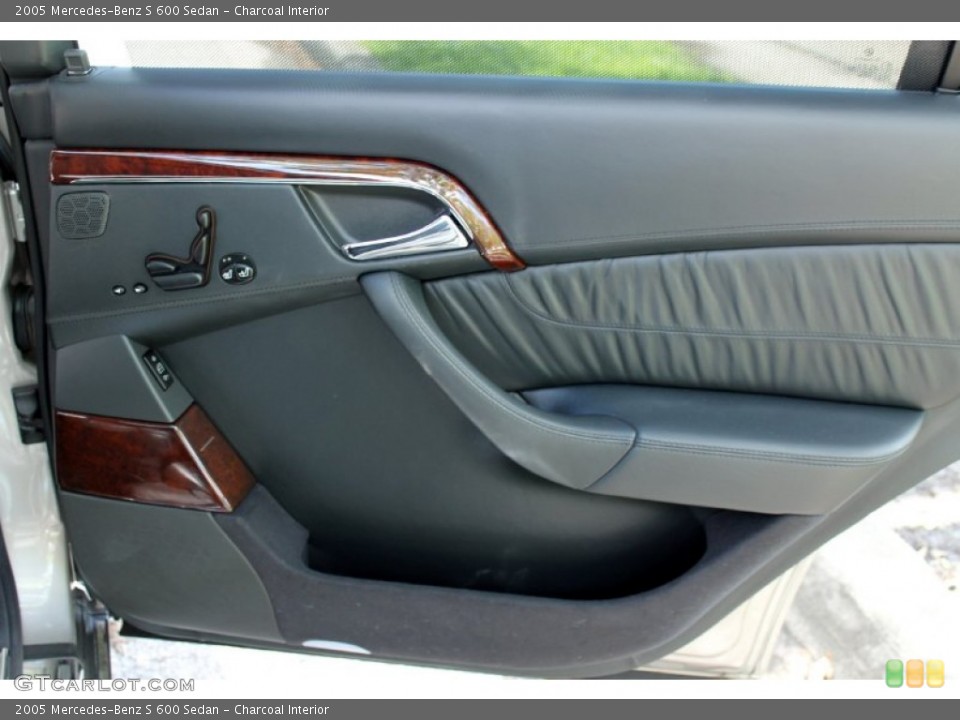 Charcoal Interior Door Panel for the 2005 Mercedes-Benz S 600 Sedan #72234692