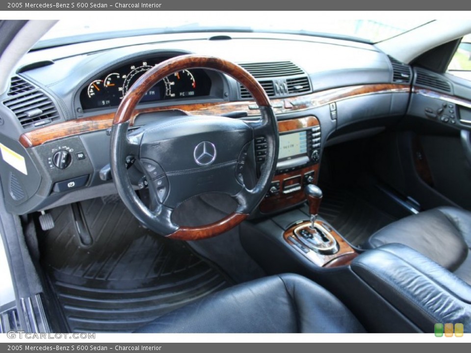 Charcoal Interior Prime Interior for the 2005 Mercedes-Benz S 600 Sedan #72234722