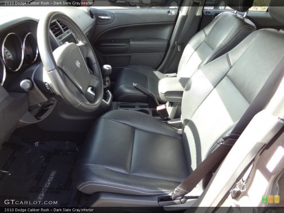 Dark Slate Gray Interior Front Seat for the 2010 Dodge Caliber Rush #72235040