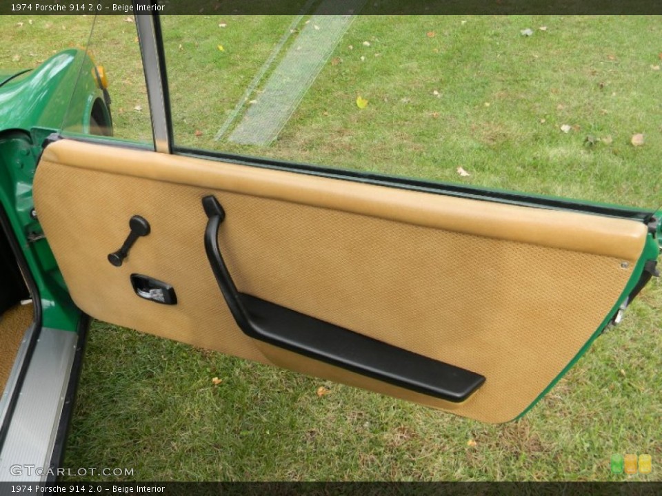 Beige Interior Door Panel for the 1974 Porsche 914 2.0 #72235157