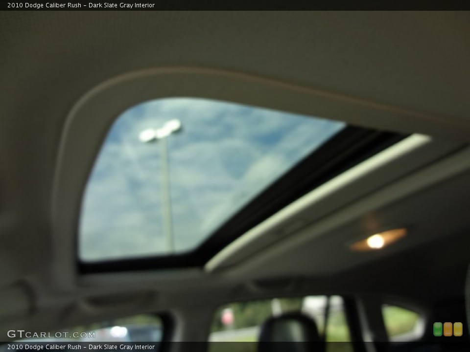 Dark Slate Gray Interior Sunroof for the 2010 Dodge Caliber Rush #72235436