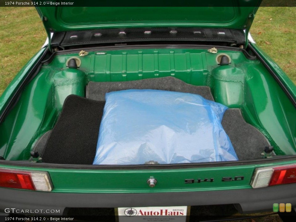 Beige Interior Trunk for the 1974 Porsche 914 2.0 #72235460